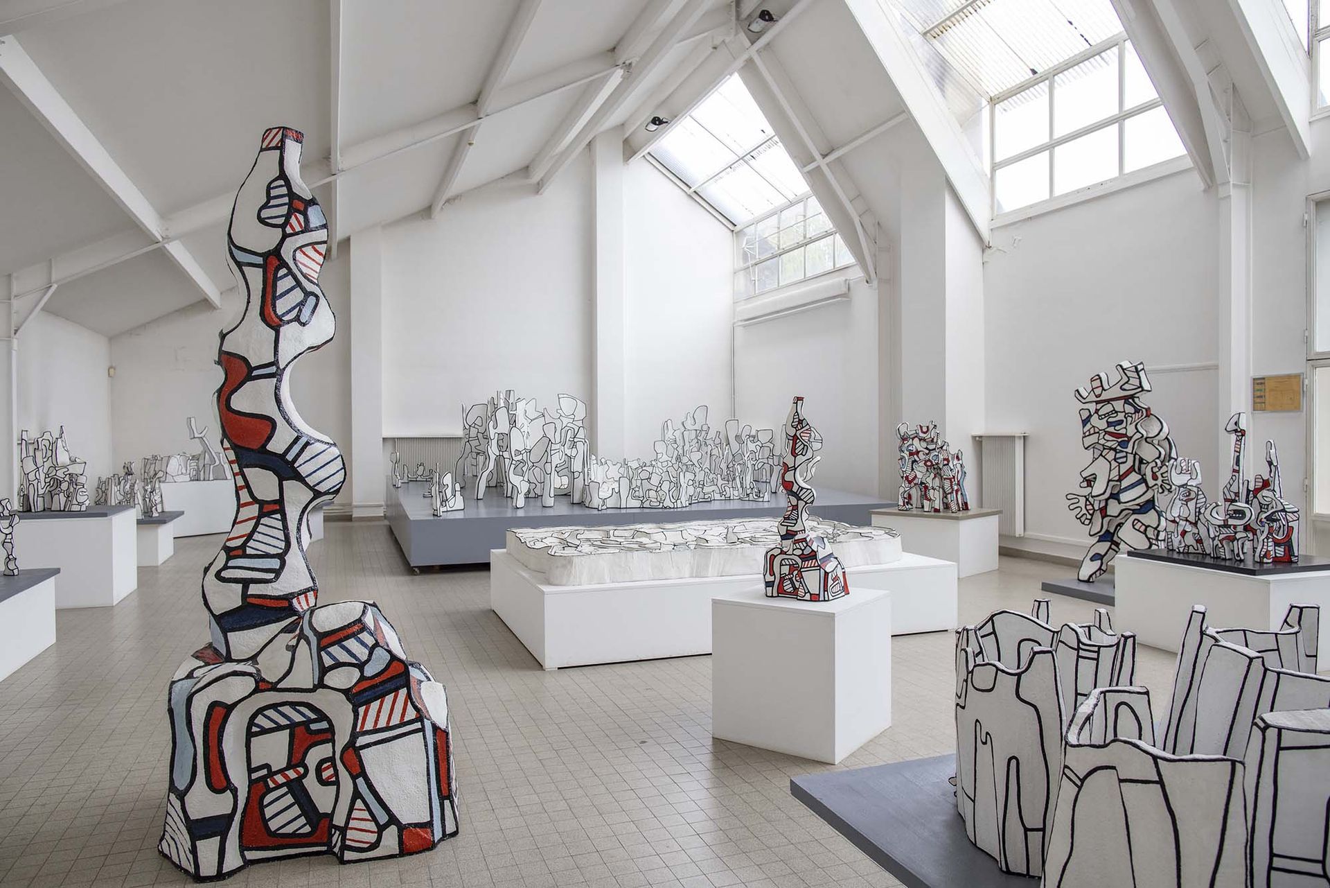 Vue de l'une des salles des maquettes, Périgny-sur-Yerres 2020 (photo Ch. Bertolin)