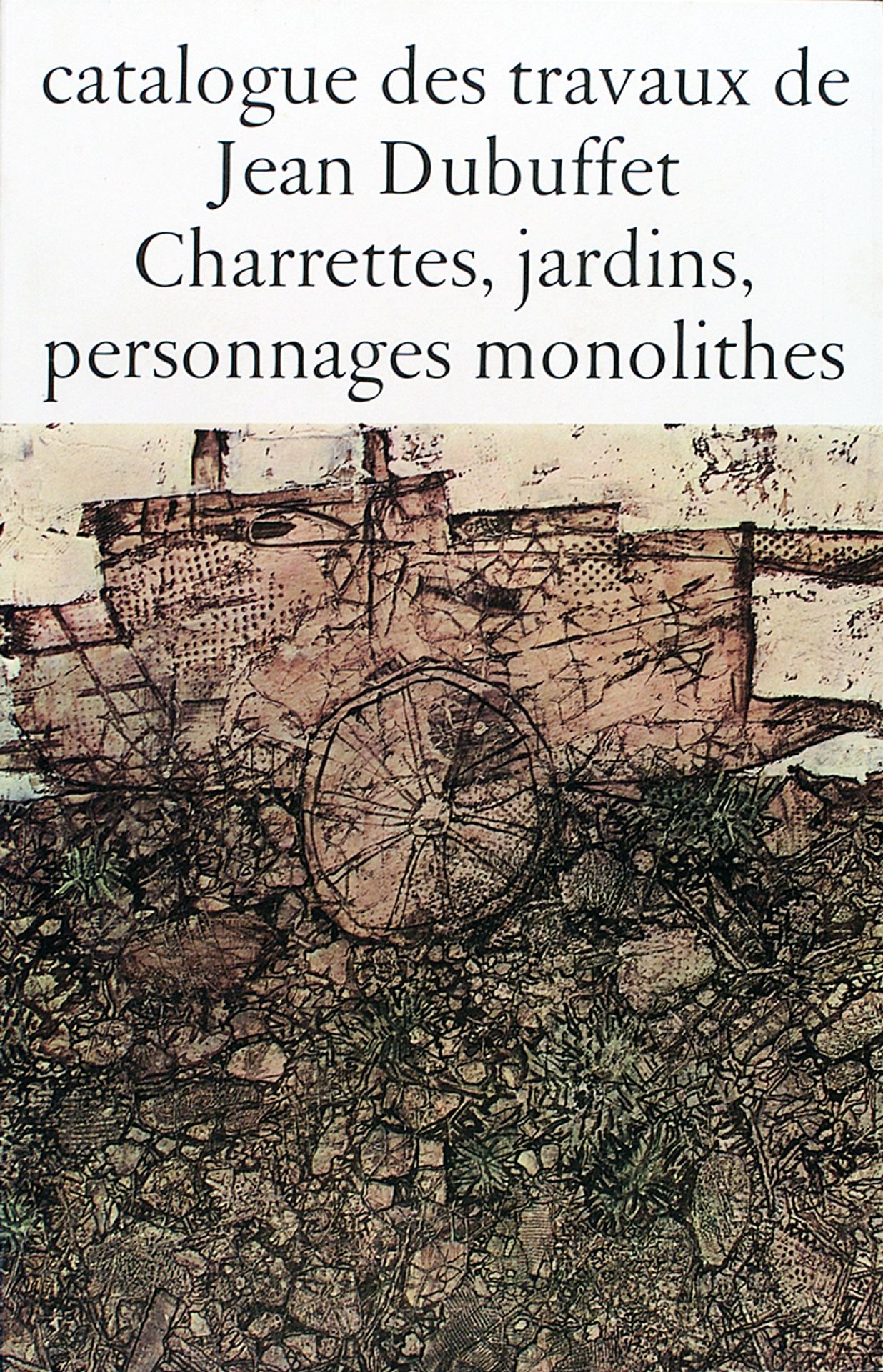 Charettes, jardins, personnages monolithes (1955)