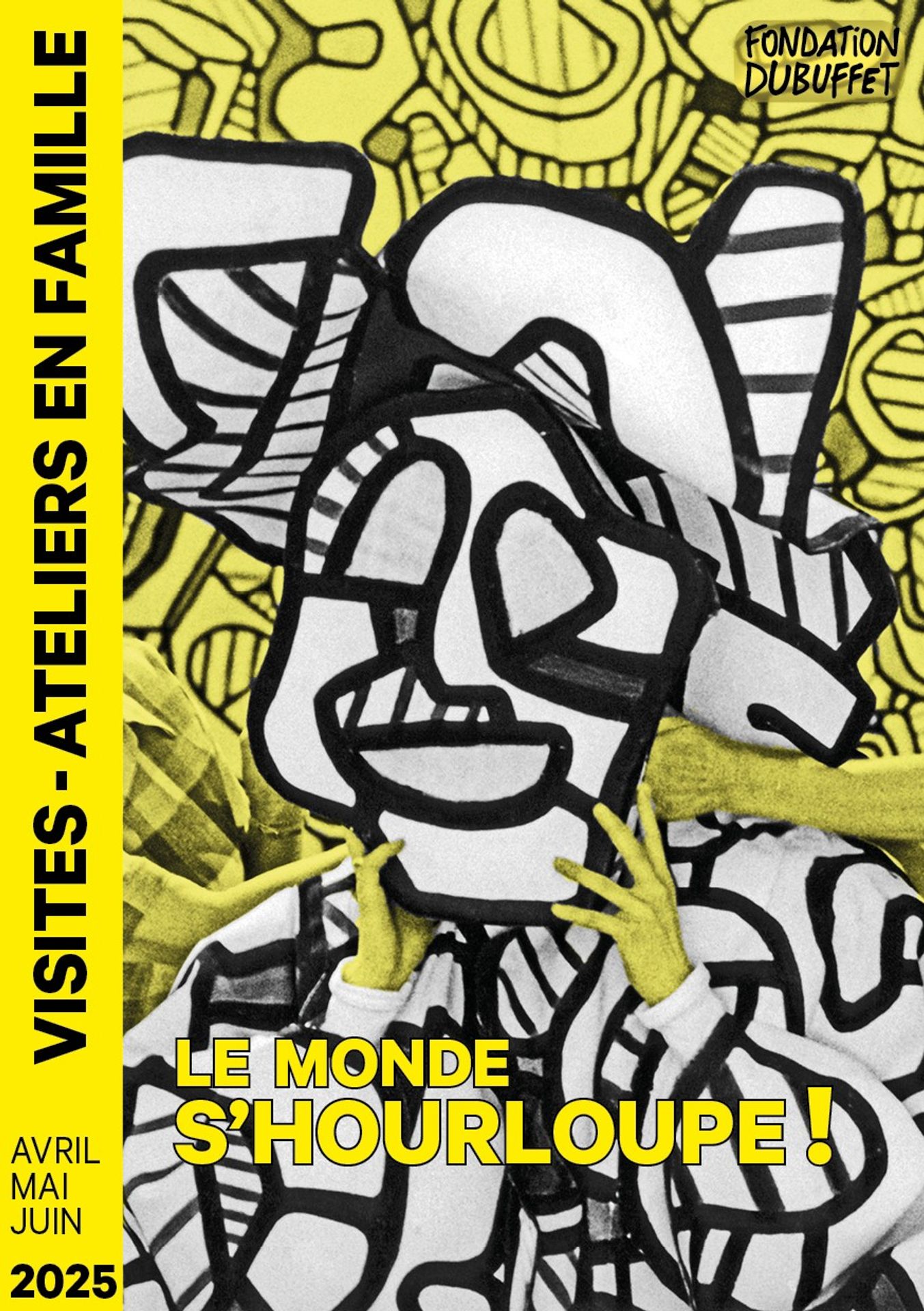 Visite-atelier en famille (3-6 ans / 7-10 ans) Le monde s'hourloupe !