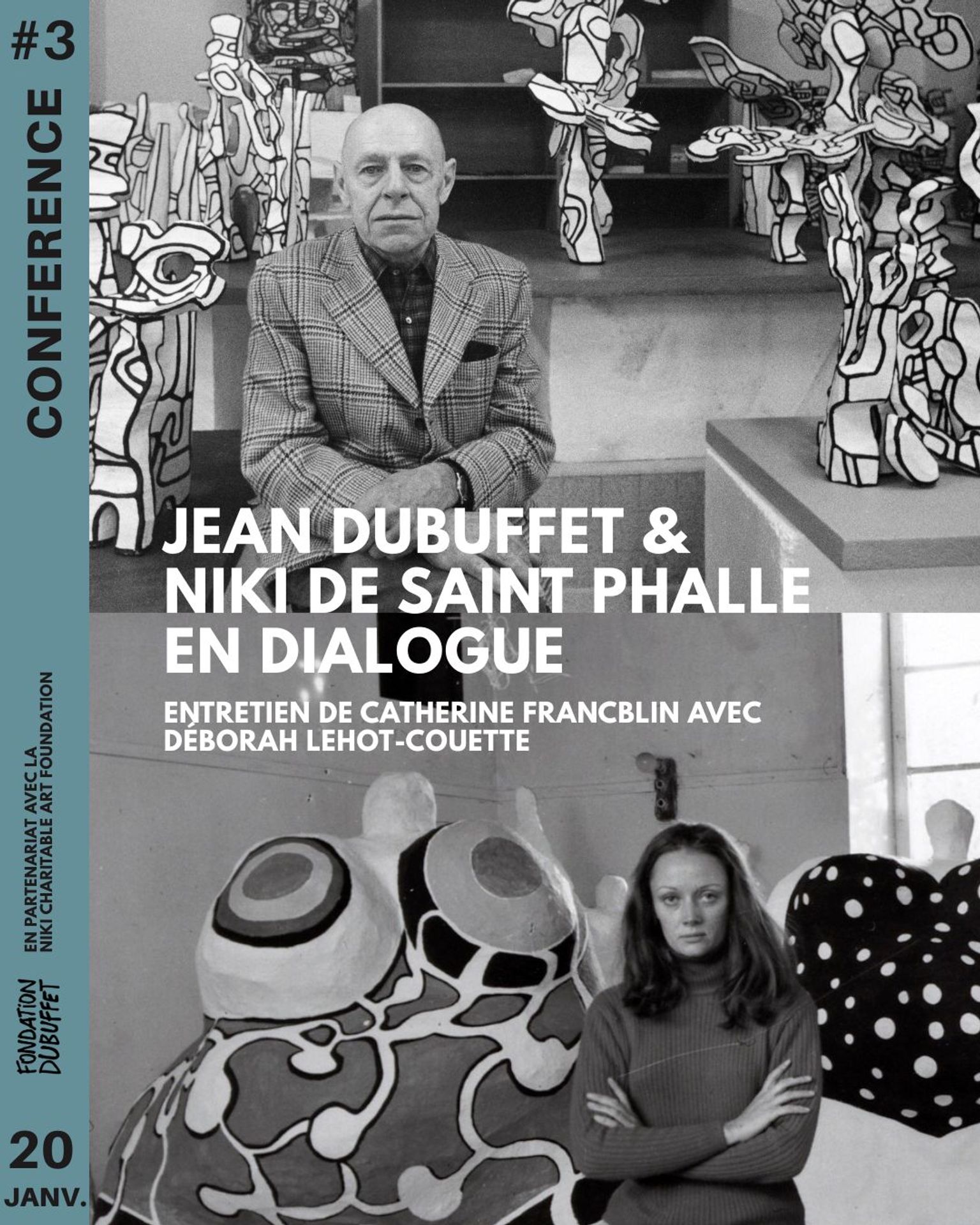 Conférence #3 - Jean Dubuffet & Niki de Saint Phalle en dialogue Entretien de Catherine Francblin avec Déborah Lehot-Couette