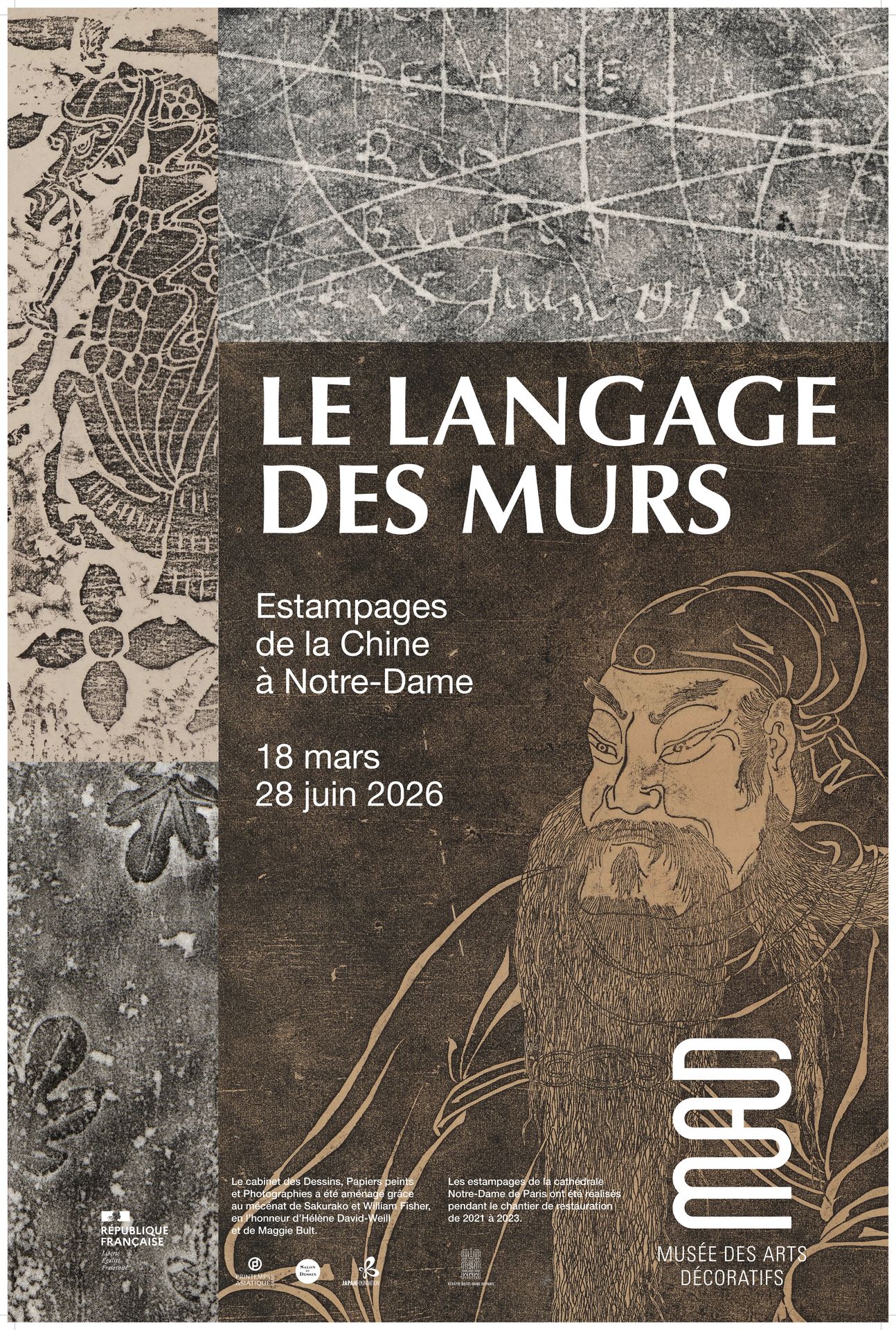 Le langage des murs Estampages de la Chine à Notre-Dame