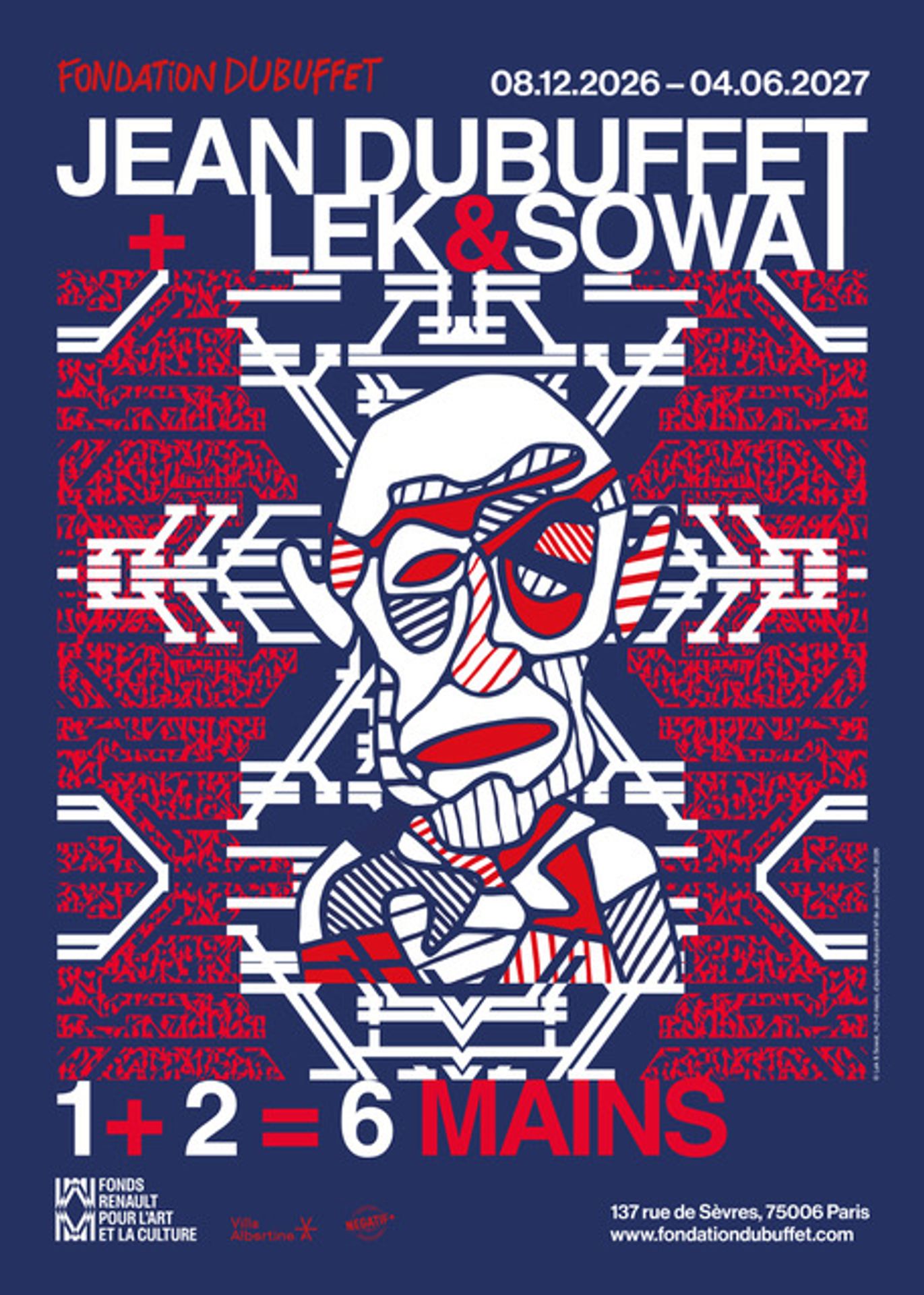 Jean Dubuffet et Lek & Sowat 1+2 = 6 mains